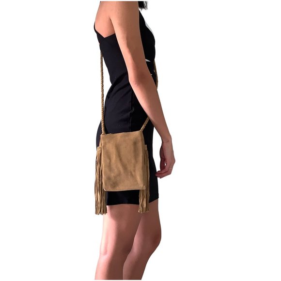 UO | Mini Fringe Suede Crossbody bag - Picture 3 of 8